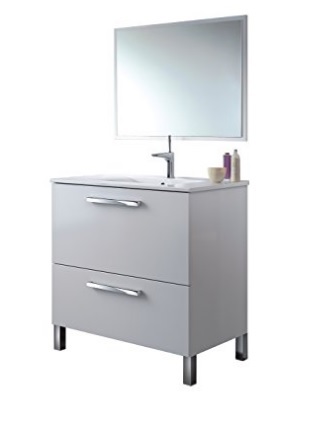 Mobile con specchio stile contemporaneo arredo bagno | Grandi Sconti | Arredare casa
