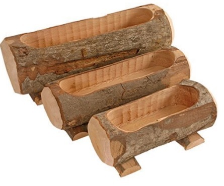 Porta fiori tronco di legno | Grandi Sconti | Arredare casa