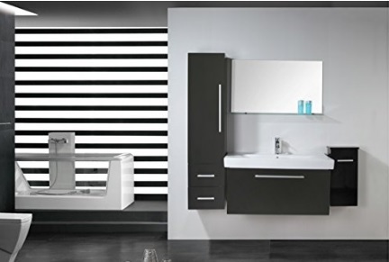 Mobili bagno sospesi moderni dal colore nero | Grandi Sconti | Idee per arredare casa