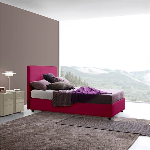 Letto con pannello imbottito in ecopelle | Grandi Sconti | Idee per arredare casa