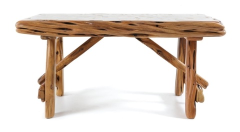 Tavolo In Legno Di Ginepro Unico