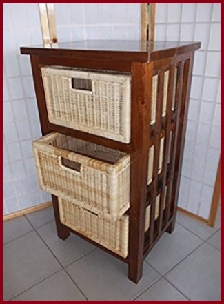Cassettiera midollino