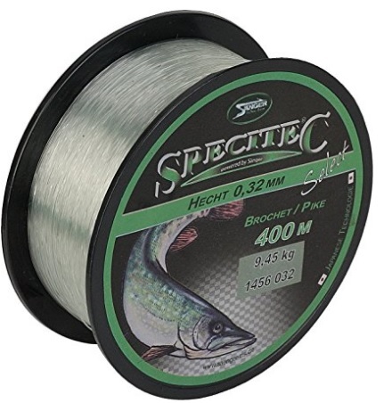 Lenza da pesca monofilo trasparente