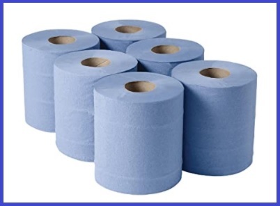 Asciugamani carta blu