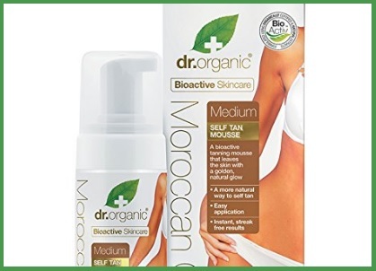 Autoabbronzante dr organic moroccan glow mousse