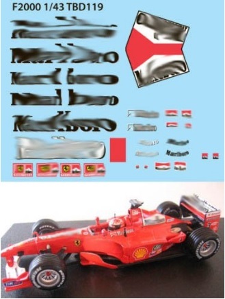 Ferrari f2000 f1 schumacher