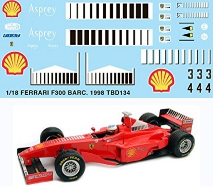 Ferrari f300 1998 1/18