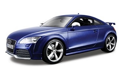 Audi tt modellismo colore blu