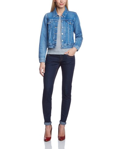 Giacca in jeans da donna levi's manica lunga