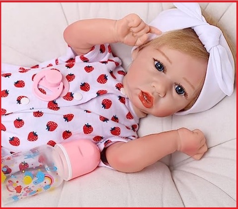 Reborn Bambole 55 Cm