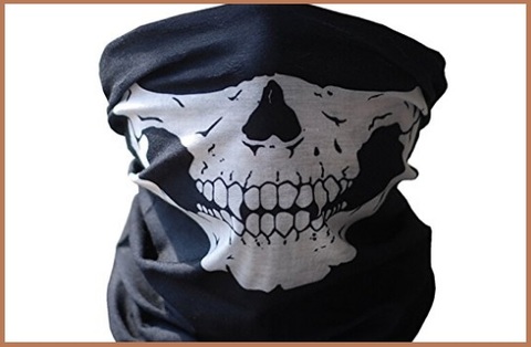 Bandana scaldacollo teschio versatile
