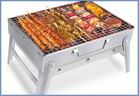 Barbecue portatile inox