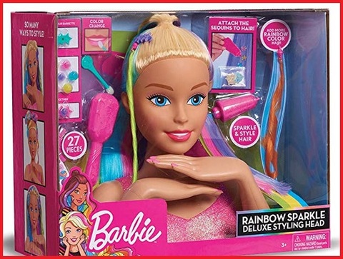 Barbie capelli arcobaleno lunghissimi