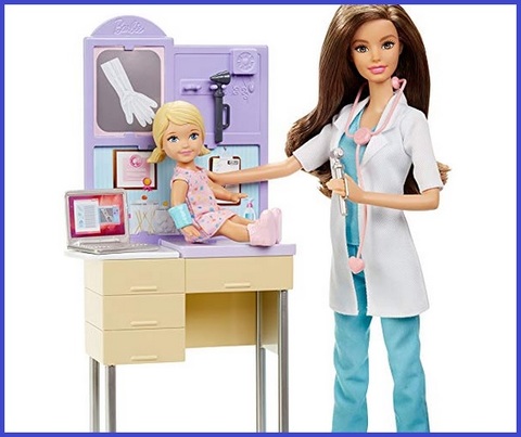 Barbie pediatra con accessori
