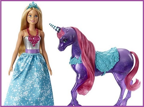 Barbie unicorno pettina e brilla | Grandi Sconti | Barbie