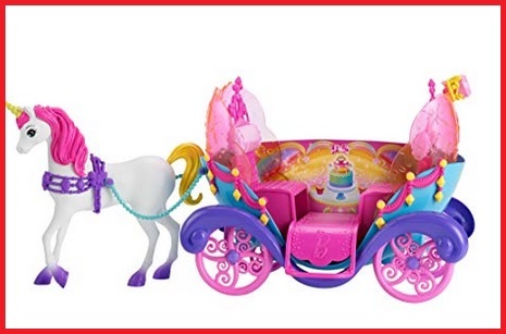 Barbie unicorno carrozza