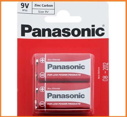 Batterie zinco carbone panasonic