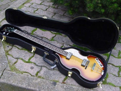 Hofner hct-500/1-sb violin bass sunburst con custodia