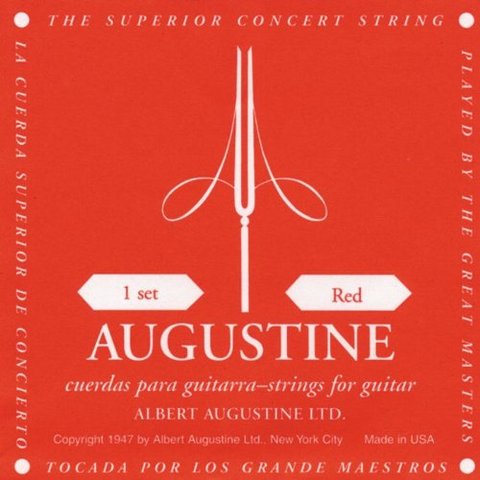 Augustine red label corde in nylon