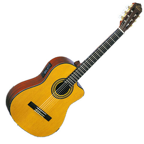 Chitarra classica elettrificata oscar schmidt oc11ce