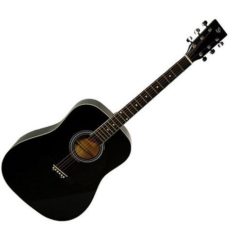 Chitarra Acustica Folk Cataluna Dg2bk + Borsa