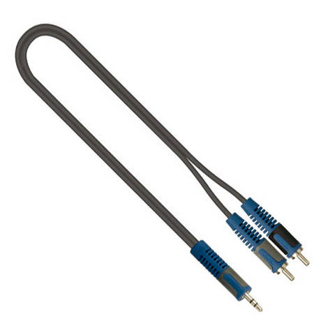 Cavo adattatore mini jack / 2 rca 5 m quiklok rksa150-5