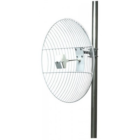 Antenna parabolica grigliata per esterno