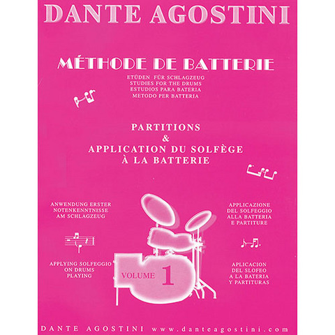 Méthode de batterie, volume 1 - dante agostini | Grandi Sconti | Strumenti Musicali Online