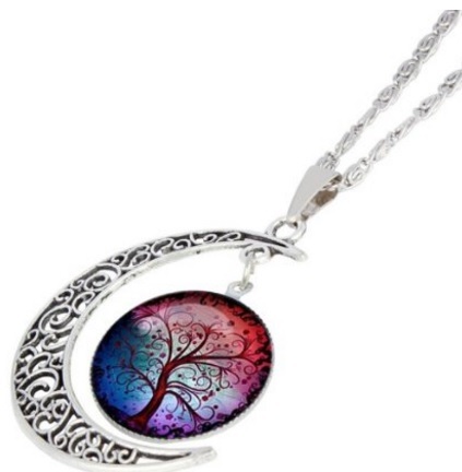 Collana Ciondolo Fantasy Con Albero