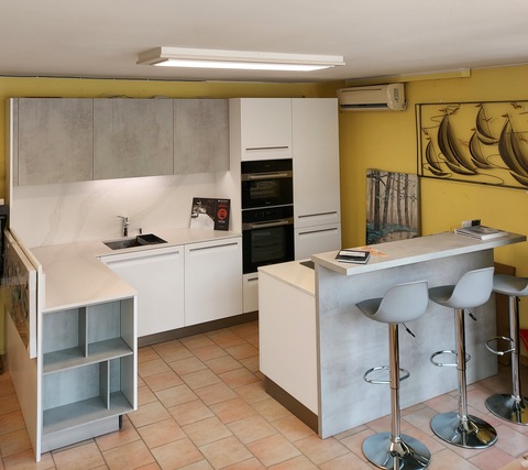 Cucina tekna - kali - silestone - miele - franke promo -40%