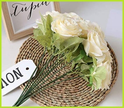 Bouquet da sposa bianco | Grandi Sconti | Bouquet sposa, composizioni con fiori sintetici