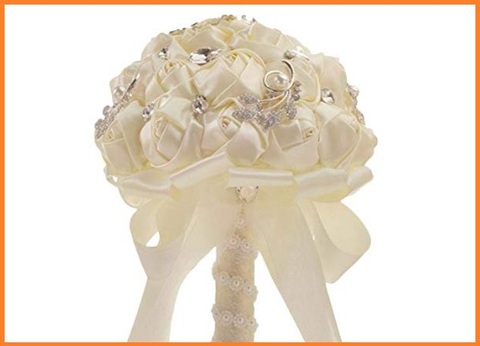 Bouquet in raso sposa