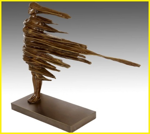 Scultura Bronzo Moderna