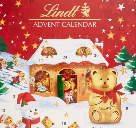 Calendario avvento cioccolato lindt