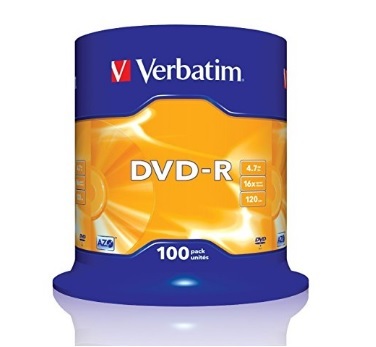 Dvd-r Cd Vergini 16x Speed Confenzione Da 100