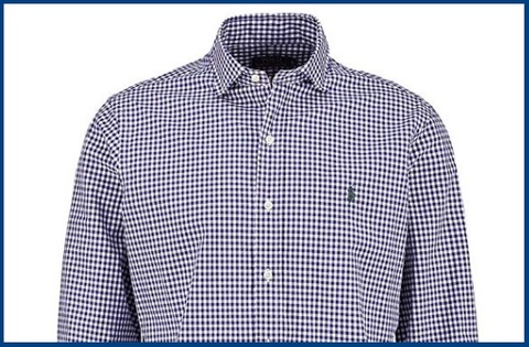 Camicia Slim Fit Ralph Lauren Quadretti