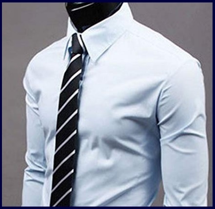 Camicie Slim Fit Elasticizzate Elegante