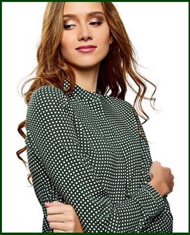 Camicia coreana verde donna | Grandi Sconti | Camicie coreana