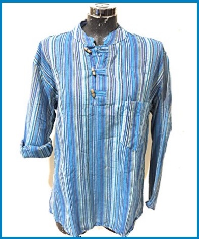 Collo coreana camicia maniche lunghe