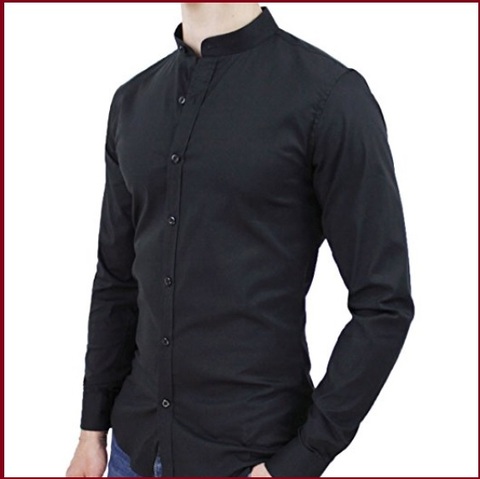 Collo coreana camicia slim fit