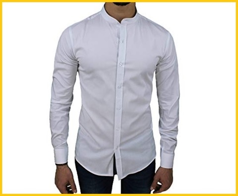 Camicia Coreana Uomo Elegante