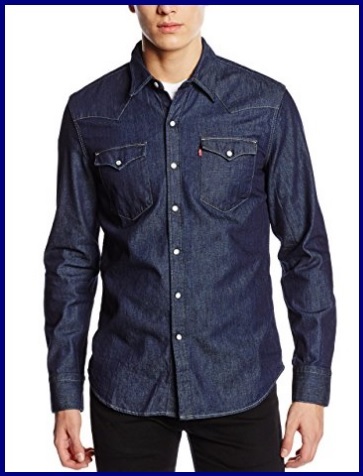 Cropp Camicia Blu XS MODA UOMO Camicie & T-shirt Jeans sconto 53% 