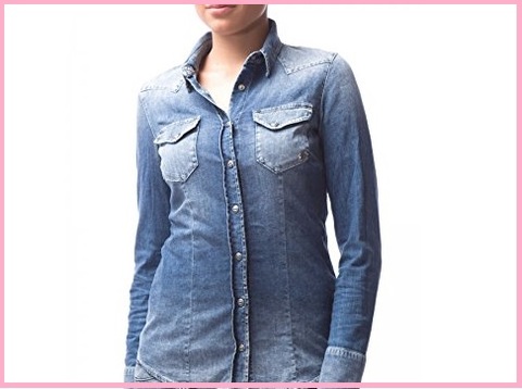 Camicie Jeans Donna Gas