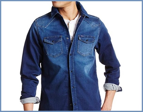 Camicie Jeans Uomo Diesel