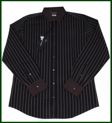 Camicia uomo d&g a righe