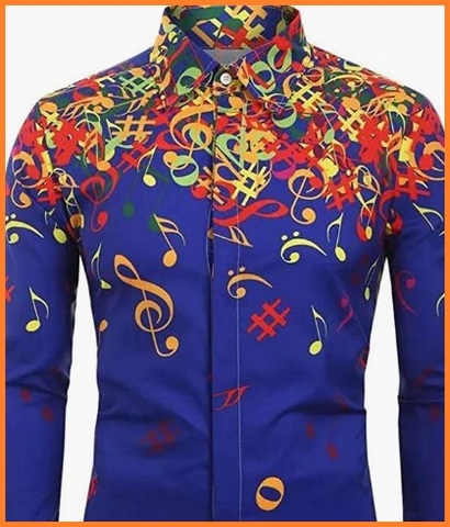 Camicie Hawaiane Uomo Manica Lunga