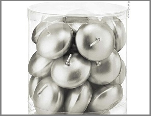 Candele galleggianti colore argento | Grandi Sconti | Candele, aromi, decorazioni, lampade