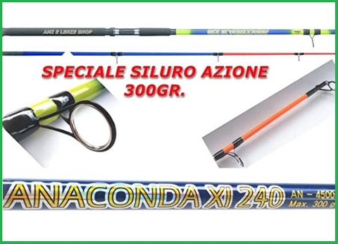 Canna da pesca siluro professionale