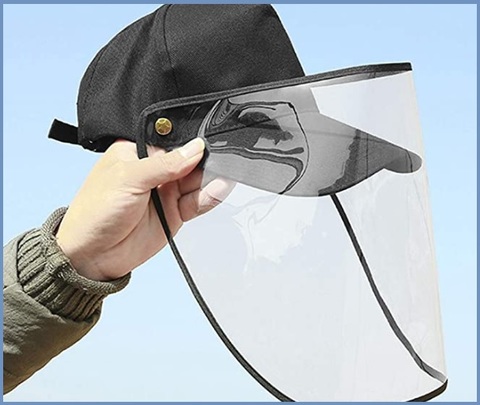 Cappellino visiera uomo trasparente | Grandi Sconti | Cappelli con Visiera protettiva