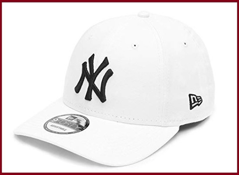 Cappello Bianco Con Visiera Uomo